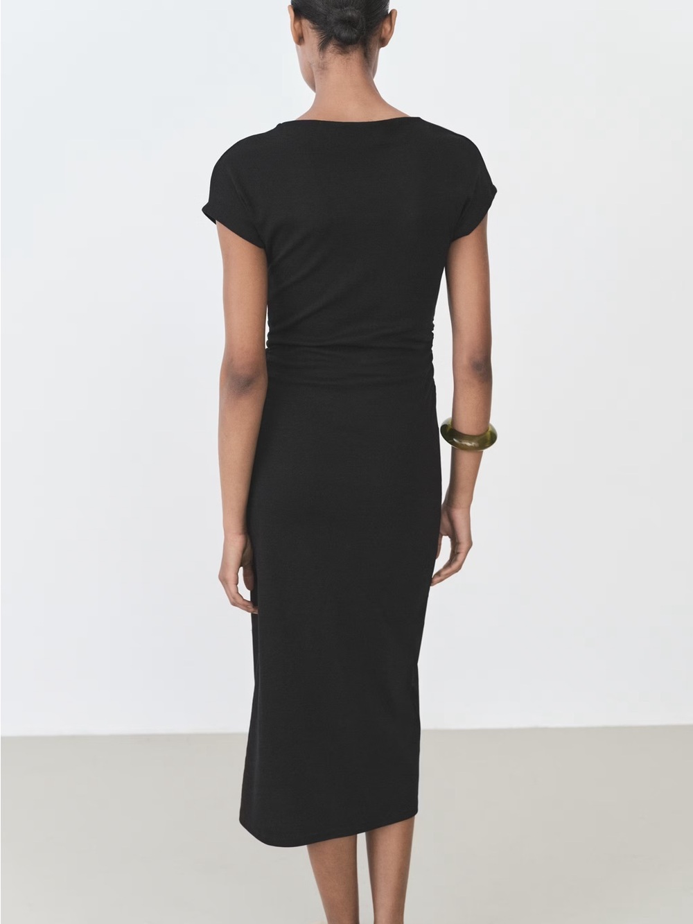 Mango MIDI-DRESS WITH DRAPED DETAIL - Picture 6 of 6